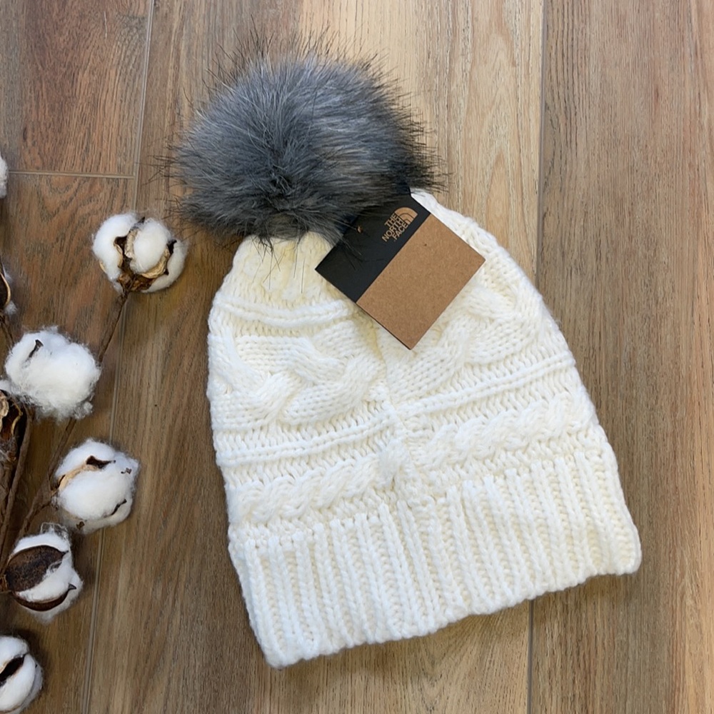 🍃🔆THE NORTH FACE- FUR POM BEANIE 🔆🍃 - Picture 5 of 5